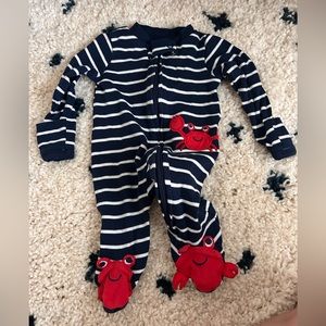 Navy Crab Pajamas